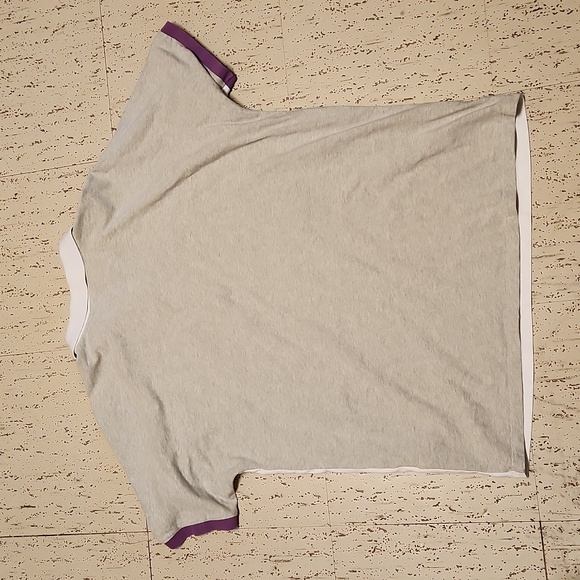 Armani Exchange Spell Out Reflective 1/4 Button Down Polo Shirt - Picture 5 of 5